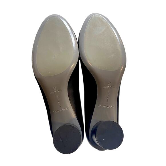 Moses Grace Preci Black Leather Pumps | Size 41 | Italian Vero Cuoio - Picture 6 of 7